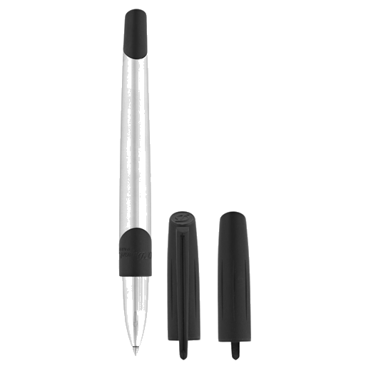 brushed chrome rollerball p
