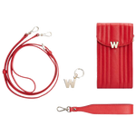 wolf 1834 mimi red phone case with lanyard detached