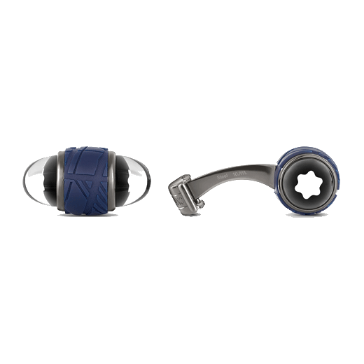 Montblanc StarWalker SpaceBlue Cufflinks with Floating Star Emblem