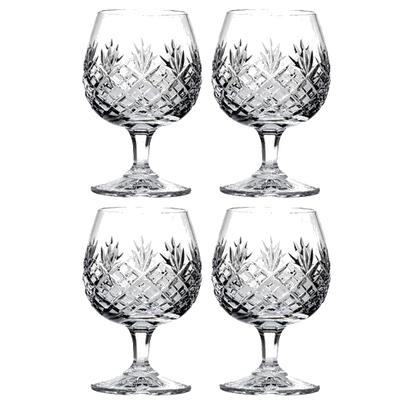 These Edinburgh 4 x 32cl Brandy Glasses have been designed by Royal Scot Crystal.