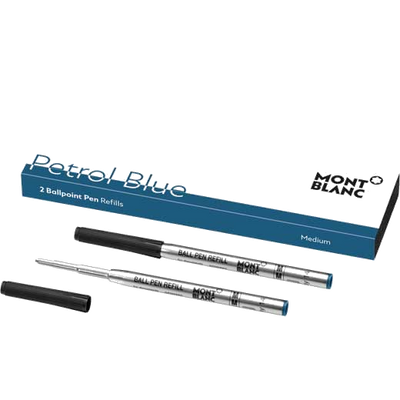 montblanc petrol blue ballp