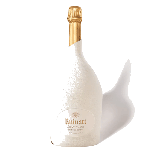 This Ruinart Blanc de Blancs Brut Champagne - Magnum 150cl comes with second skin.
