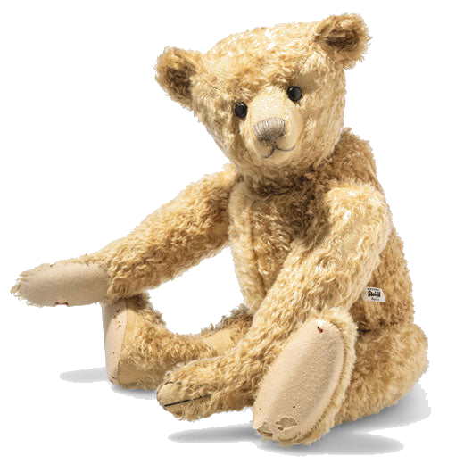 This is Bärle 43 PAB 1905 Vintage-Replica Teddy Bear by Steiff.