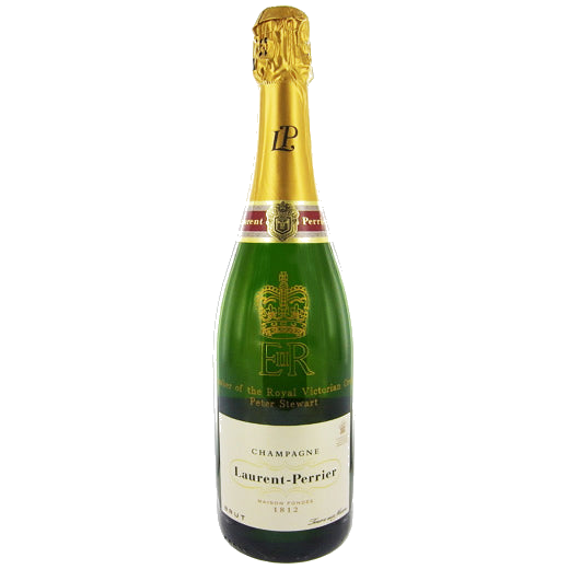 laurent perrier brut royal cypher bottle engraving logo and roman outline font 24349353f25bf2e86ffb0cc98ea229ca
