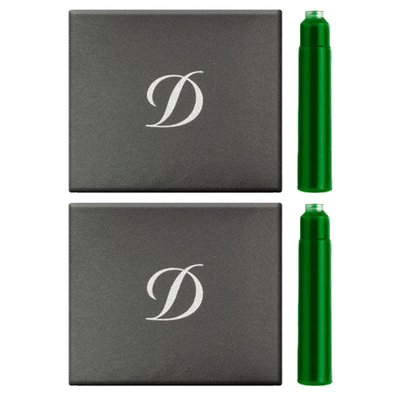 s t dupont paris green ink cartridges
