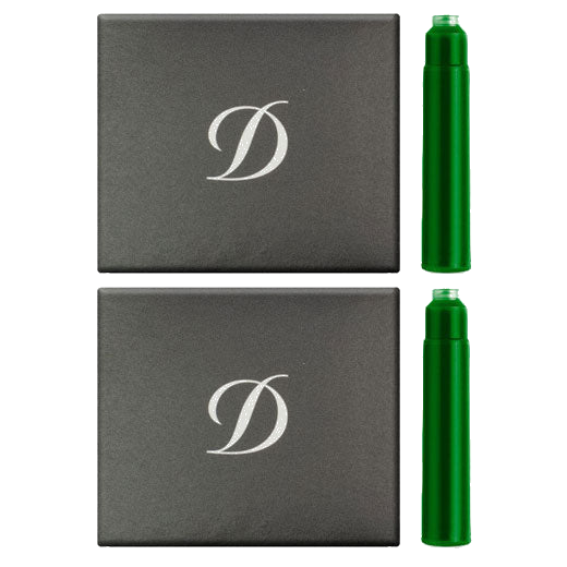 s t dupont paris green ink cartridges