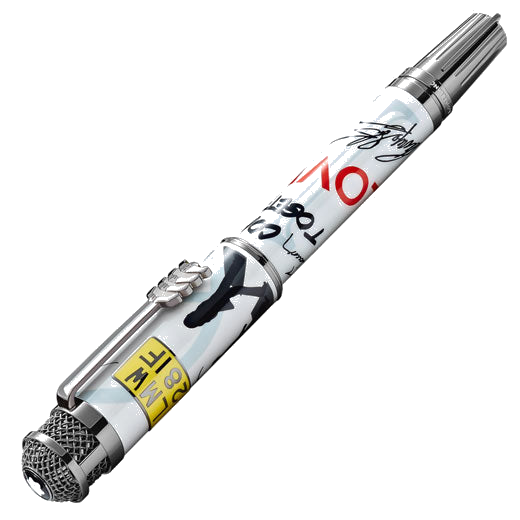 This Great Characters The Beatles Limited Edition 1969 Rollerball Pen by Montblanc has been inspired by the history of The Beatles, marking iconic events and monuments.