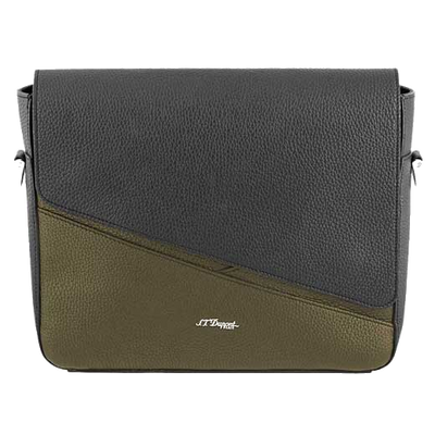 dupont leather messenger