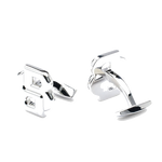 boss b logo cufflinks