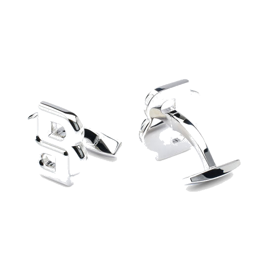 These BOSS Double 'B' Monogram Cufflinks in Polished Brass have a fixed T-bar back so you can easily get them on.