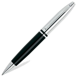 cross calais chrome black ballpoint at0112 2