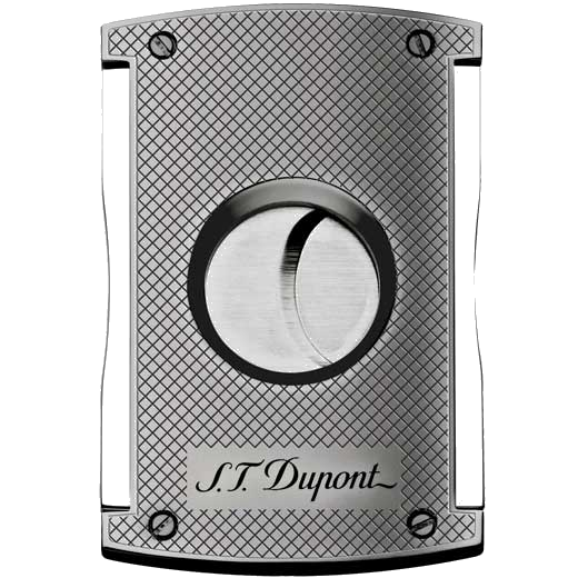 S.T. Dupont Cigar Cutter - Maxijet, Chrome Grid.