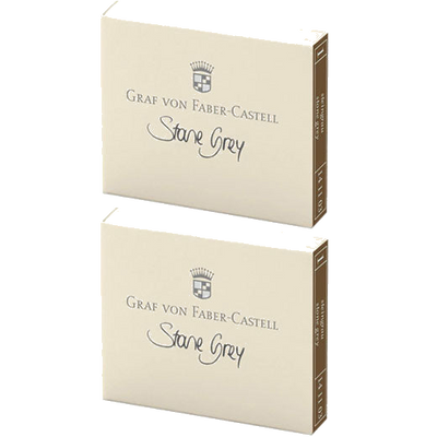 gvfc stone grey ink cartridges 2 x 6