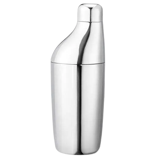 The Georg Jensen Sky stainless steel cocktail shaker.