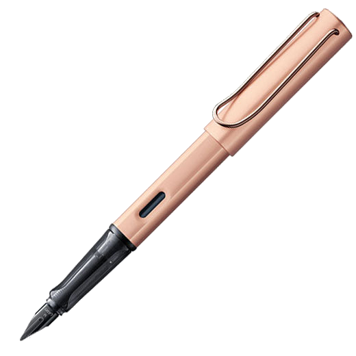 This is the Lamy Rose Gold Lx Fountain Pen's packaging.
