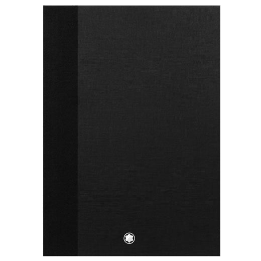 Front view of the closed Montblanc Augmented paper A5 lined notepad.