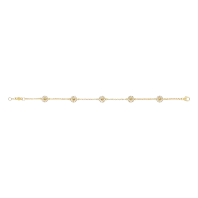 10018927 gj daisy gold plated bracelet 1