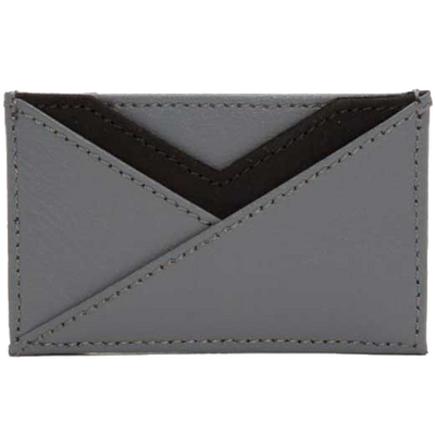 wolf grey black howard card holder