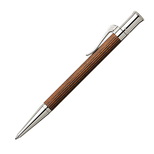 Graf von Faber-Castell Classic Pernambuco Wood and Platinum Plated Ballpoint Pen.