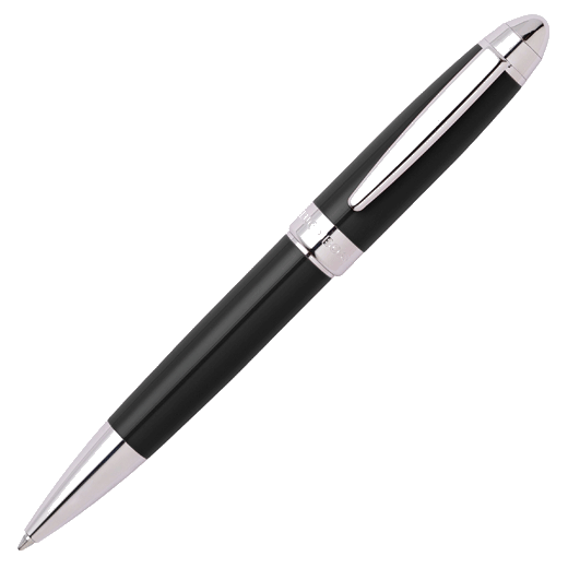black chrome ballpoint hugo