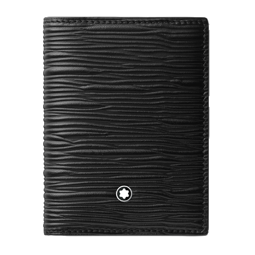 Meisterstück 4810 Black Leather Business Card Holder 4CC By Montblanc