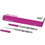 montblanc medium pop pink ballpoint pen refills