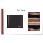 paul smith signature stripe wallet and socks gift set packaging