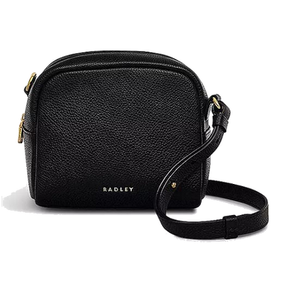 radley the daily black leather crossbody
