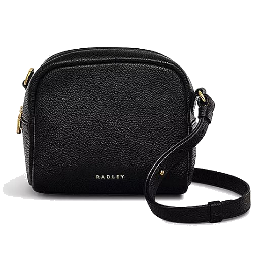 radley the daily black leather crossbody