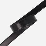 The BOSS Men’s Madison B1 Reversible Black Leather Belt with Plaque and Pin Buckles by BOSS.
