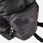 BOSS Packable Black Backpack with Packing Bag