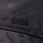 Close up of the BOSS logo on the BOSS Seth 'B' Monogram Black Cap.