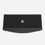 Top view of the Black Leather Blotter.