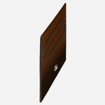 Side view of the Sfumato Brown Meisterstück 6CC Card Holder.