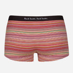 Back view of the 3-Pack 'Signature Stripe' Organic Cotton Low-Rise Boxer Briefs.