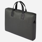 Back view of the Men's Folio with 'Signature Stripe' Coated Canvas Pocket.