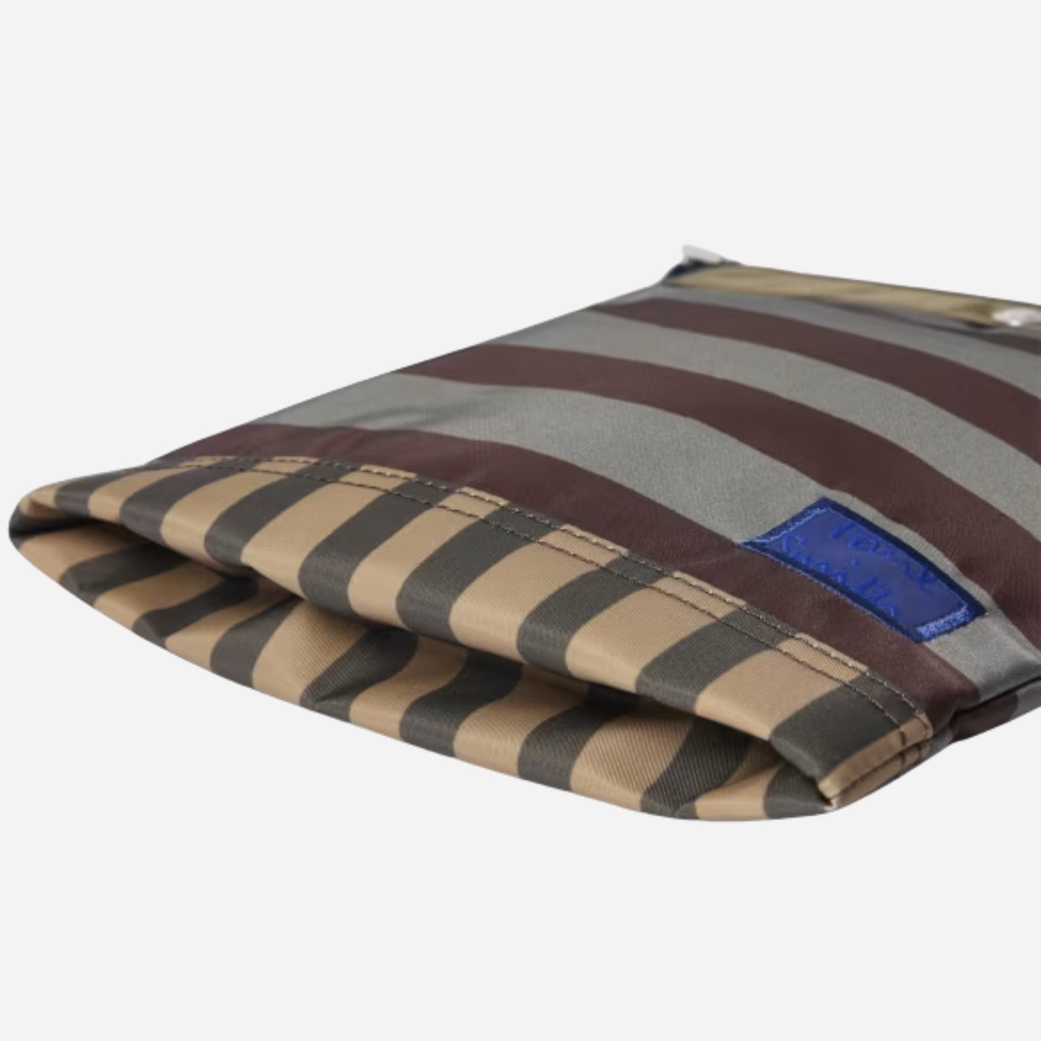 Paul Smith Recycled Nylon Multistripe Musette Bag with Signature