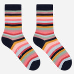 The second pair from the Paul Smith 3-Pack Cotton Multicoloured Swirl and Glitter Socks.