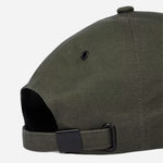 Back view of the Paul Smith Dark Taupe Cotton Baseball Cap with Striped Zebra Logo.