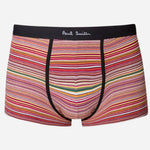 The orange pair from the Men's 3-Pack of Colourful Mixed 'Signature Stripe' Boxer Briefs.