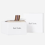 The gift box for the Paul Smith Mother of Pearl 'Stripe' Gold Metallic Cufflinks.