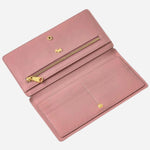 Inside the Radley Coin Street Magnolia French Rose Pink Large Bifold Purse.