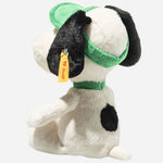 Back view of the Steiff 22 cm Tennis Snoopy with Plush Tennis Racquet.