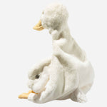 Back view of the Steiff 28 cm Gilda the Goose Comforter.