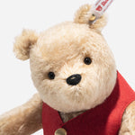 Close up of the Steiff Limited Edition 100th Anniversary 20 cm Disney Winnie the Pooh.