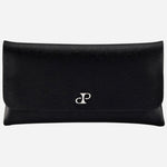 The Philipp Black Faux Leather Double Watch Wrap by WOLF.