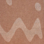 The Women's Brown Wool Blend Scarf with Signature Print by Paul Smith.