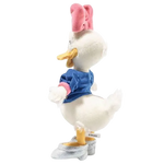 Side view of the 85th Anniversary Disney Daisy Duck.