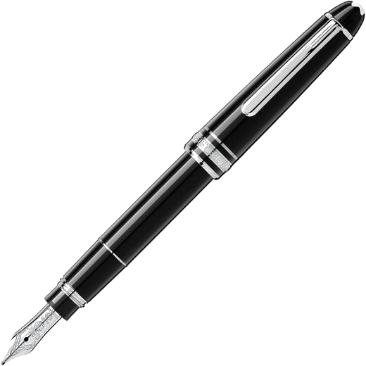 montblanc mozart black fountain pen