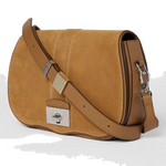paul smith small tan suede satchel2